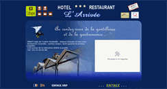 Desktop Screenshot of hotelarrivee.com